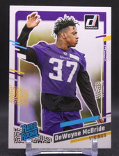 DeWayne McBride 2023 Donruss Football Rated Rookies #366 Minnesota Vikings RC