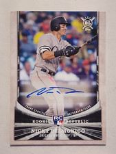 2018 TOPPS BIG LEAGUE NICKY DELMONICO CHICAGO WHITE SOX AUTOGRAPH ROOKIE CARD E