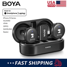 BOYA Omic Wireless Mic for Vlogging, Dual Connectivity iOS/USB-C, Easy Pairing