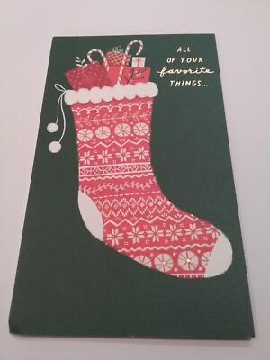 All of your favorite Things ~ Christmas Money Card Holder with envelope