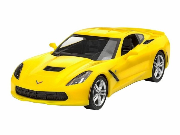 Neues Revell Easy Click 2014 Corvette Stingray Modellauto Set Mit Farbe - 67449-image