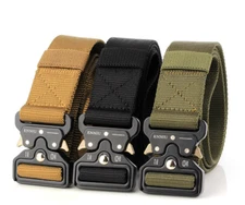 49*1.5" ENNIU Men Tactical Buckle Belt Military Nylon Belt Training Belt Strap