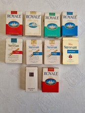 LOT 10 PAQUET VIDE  CIGARETTE  ANNEE 1980 / 90 ROYALE STUYVESANT N°  20  / 20