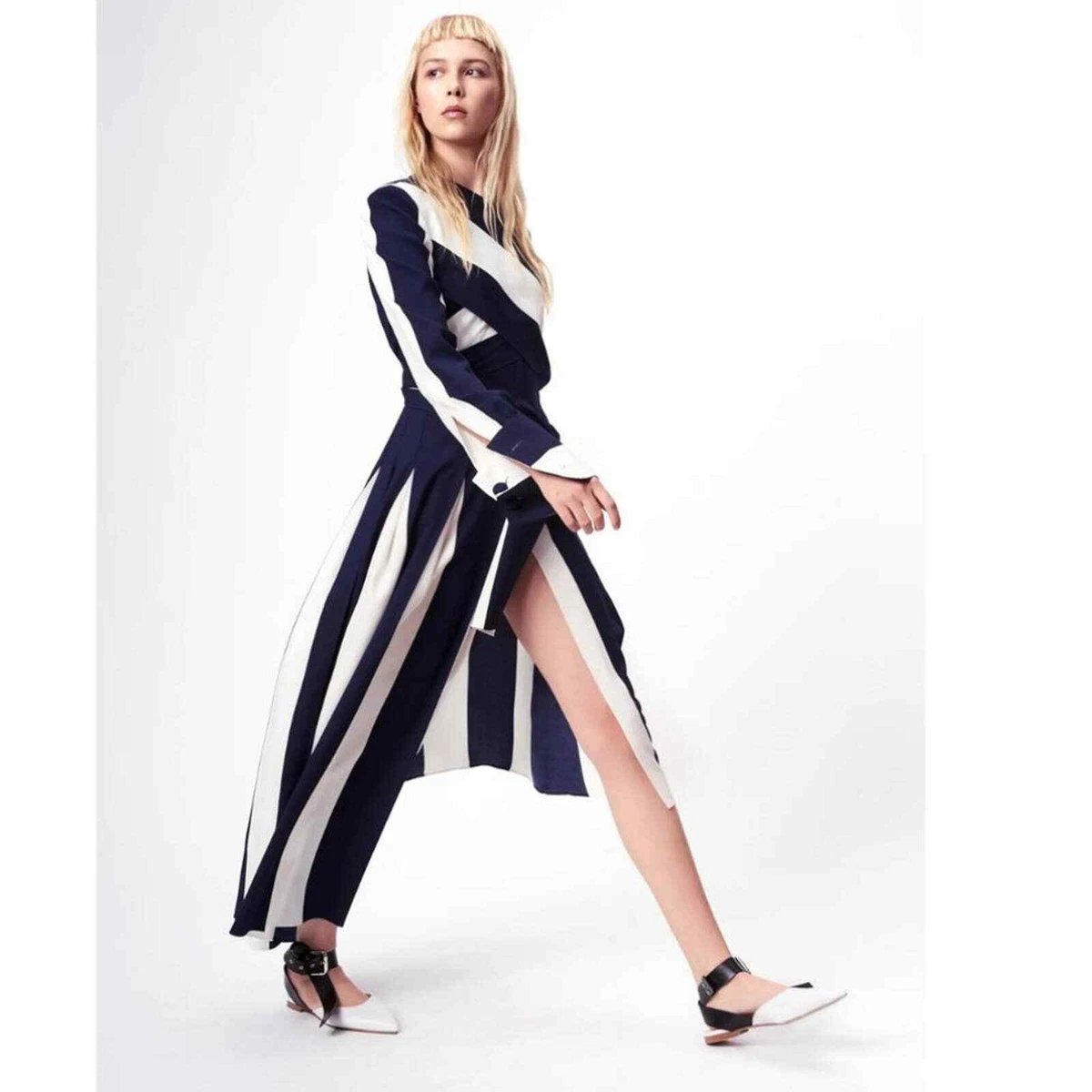 Monse top striped dress