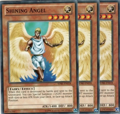 yugioh 3x Shining Angel SDBE-EN018 COMMON 1AUFLAGE ENGLISCH