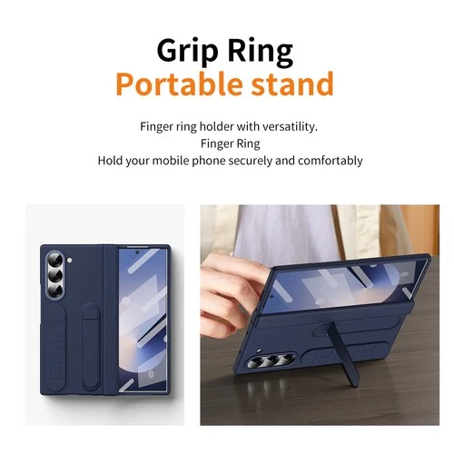 Funda con soporte plegable 7/6 a prueba de golpes para Samsung Galaxy Z soporte para bolígrafo correa de soporte - Imagen 30 de 66