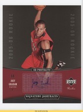 2005 Upper Deck Portraits Signature Variation Joey Graham #SP-JG Auto READ 0af
