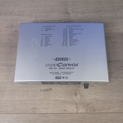 Roland Edirol SD-20 Studio Canvas MIDI Sound Module USB Synth w
