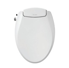 Brondell Ecoseat S101 Bidet Toilet Seat Non-Electric, Elongated Toilets R White