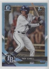 2018 Bowman Draft Chrome Sky Blue Refractor 225/402 Nick Schnell #BDC-44 00a4