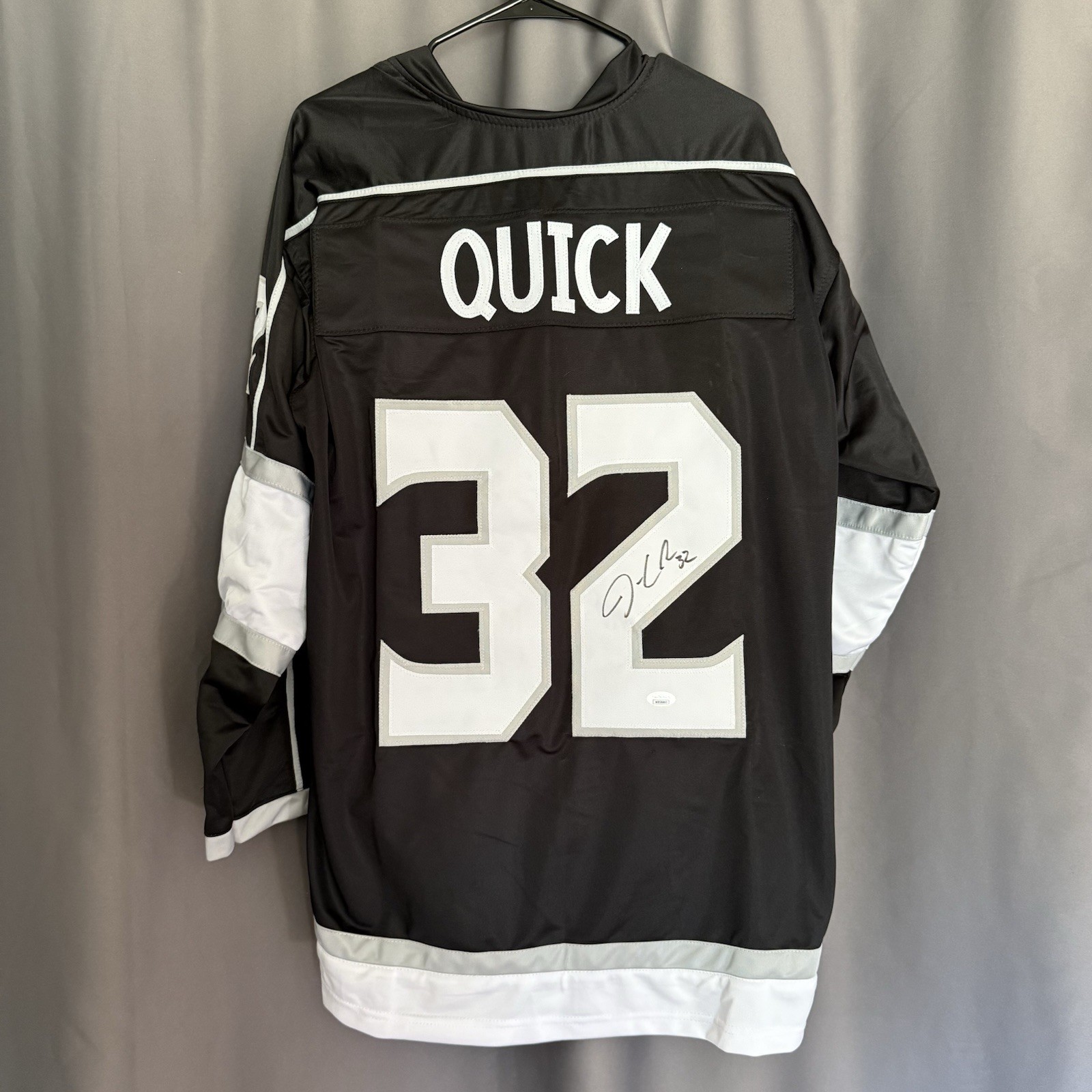 Jonathan Quick Autographed Signed Los Angeles Kings Jersey NHL Hockey JSA COA 