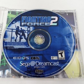 Fighting Force 2 (Sega Dreamcast) Disc, Case, & Manual