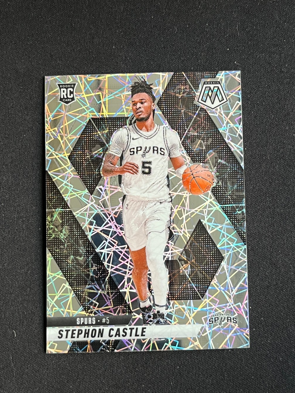 Stephon Castle 2024-25 Panini Mosaic RC Velocity #236
