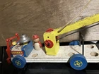 Vintage Fisher Price Little People Fire Engine 168 and 2 Firemen from Engine 169