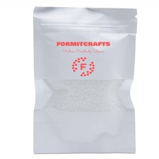 Thermoplastic Beads Pellets Mold-Able Polymorph 25 Grams All WHITE