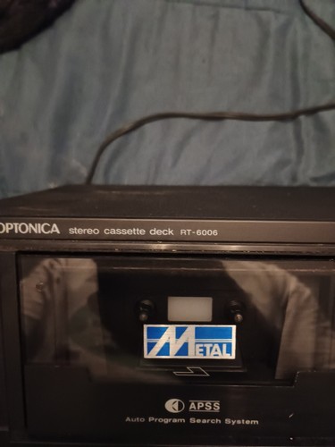OPTONICA RT-6006 DOLBY STEREO CASSETTE DECK RECORDER - VINTAGE - Picture 8 of 8
