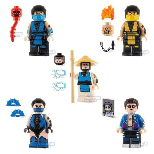 Firestar Fatality Friends Collection Printed minifigs -Choose Figure!