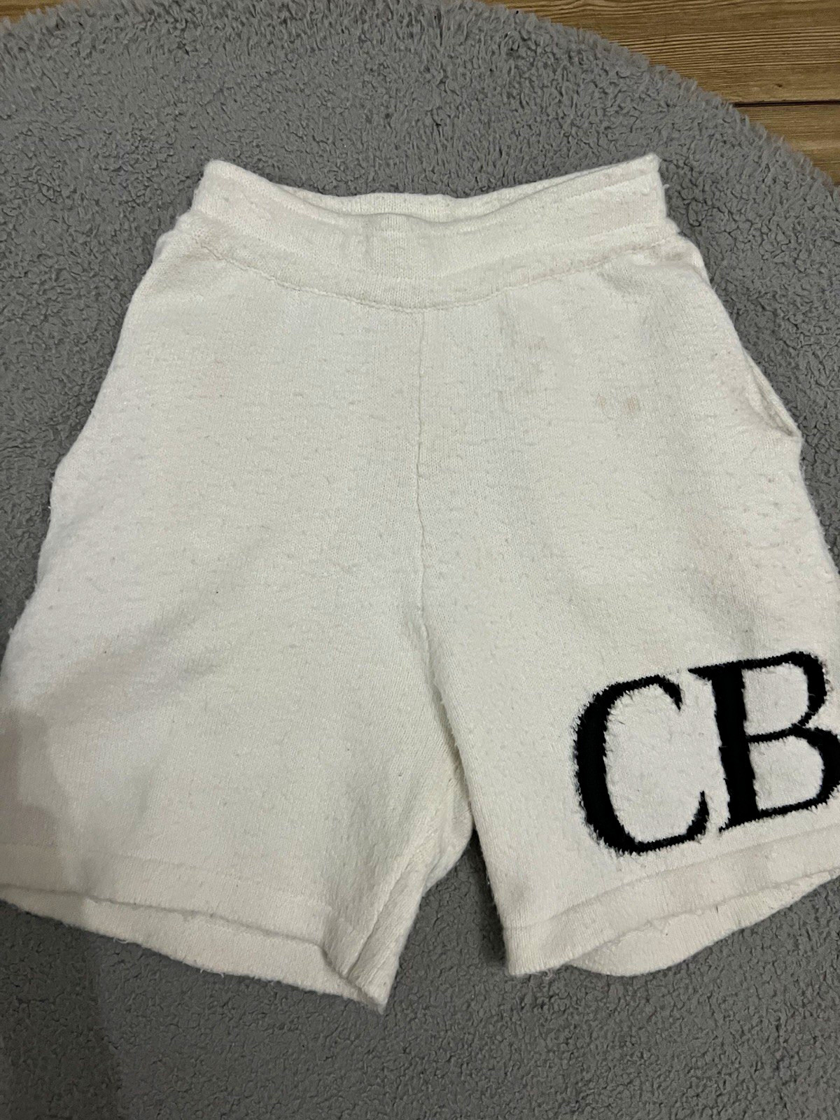 콜 벅스턴 반바지 스웨트숏 화이트 CB 호스
