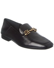 Ferragamo Gancini Ornament Leather Loafer Women's