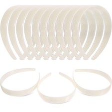 40 Pcs Plastic Headbands for Women DIY Craft 1 Inch Hair Bands Headwear with ...