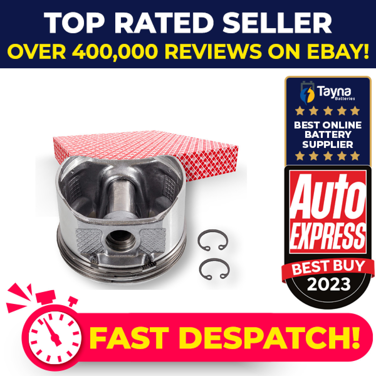Piston, air compressor 174036 Febi 0697442 1283781 697442 51541196002 Quality