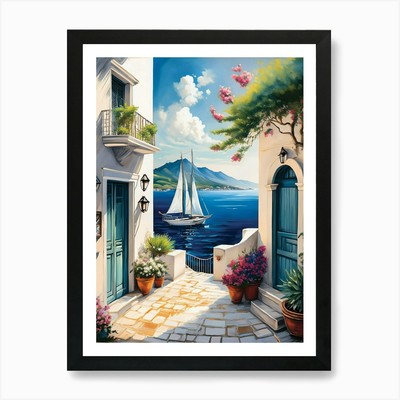 Kohlezeichnung Darstellung einer ruhigen gerahmten Wandkunst Poster Leinwanddruck Bild