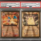 2021 POKEMON CELEBRATIONS #4 CHARIZARD #58 PIKACHU UPC PSA 10 SQE (Q0607