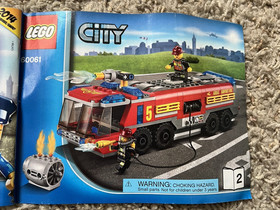LEGO CITY: Airport Fire Truck (60061) RETIRED SET New Bags Factory Sealed