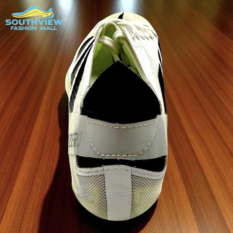 ADIDAS женщин Adizero изящный шипы кроссовки белый/зеленый искра ~ размер 6 новый в коробке - Изображение 4 из 4