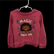 EUC Jumping Beans Disney Encanto Mirabel Sweatshirt Girls Size 4 Long Sleeve