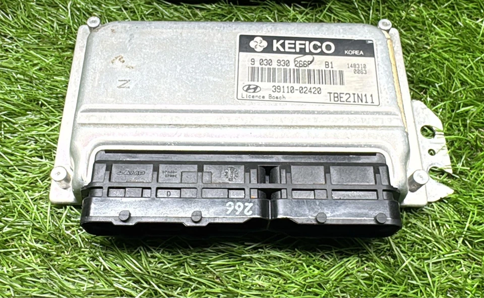 KIT CHIAVI CENTRALINA MOTORE PER HYUNDAI Getz 1° Serie 9030930266F Benzina (02 - Immagine 2 di 2