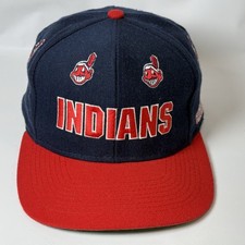 Cleveland Indians Chief Wahoo MLB All Over Signature Sportswear Snapback Hat