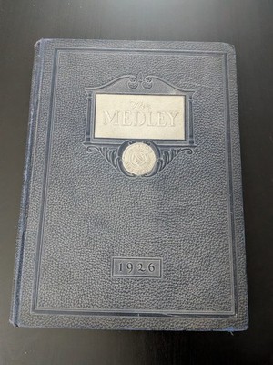 Vintage 1926 Danville Illinois Yearbook The Medley True Vintage Historical Book