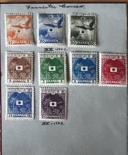 DUTCH INDIES. Lot of 1943 JAPANESE OCCUPATION stamps. MH