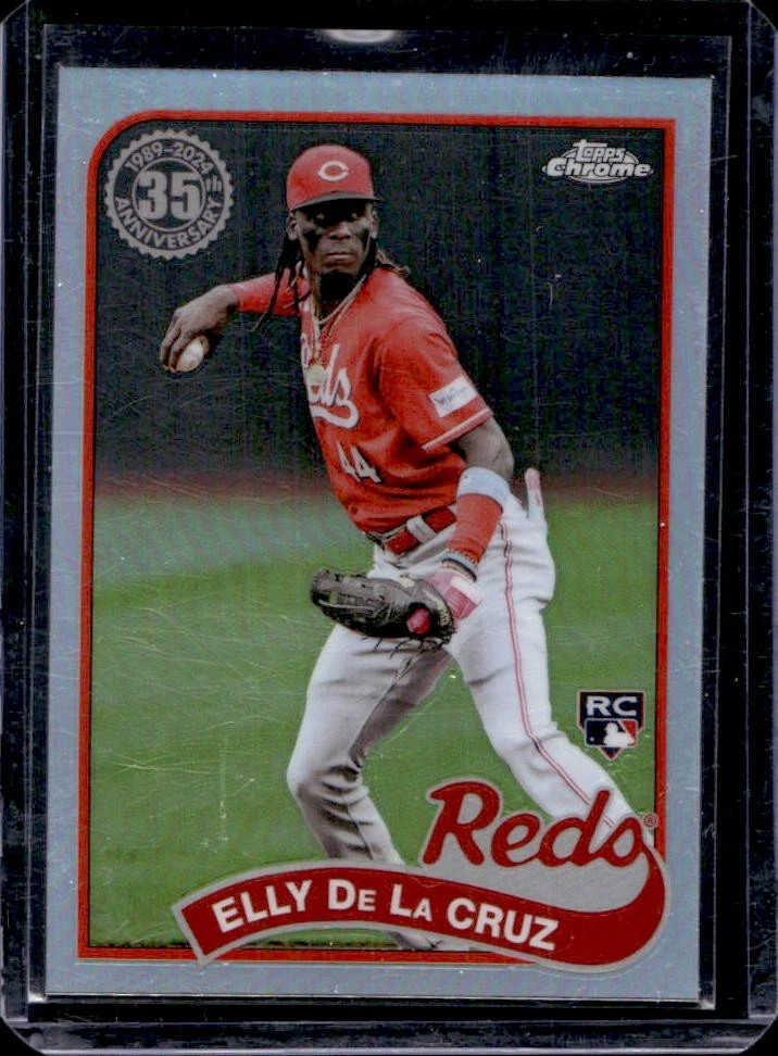 2024 Topps Chrome Elly De La Cruz 1989 RC Rookie #89CB-11 Reds