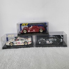 Lot of Three Fly 1/32 Slot Cars. Porsche 911, Lister Storm, Joest Porsche-Nice 