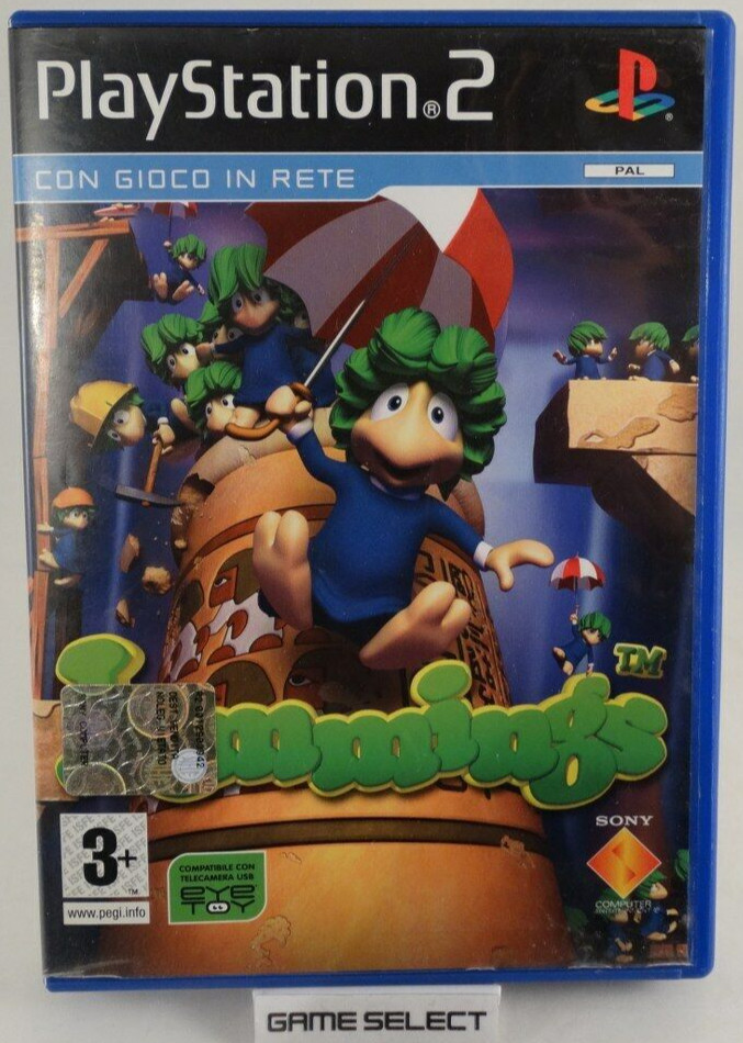 Lemmings sony ps2 playstation 2 pal Eu Eur - - Original Complet