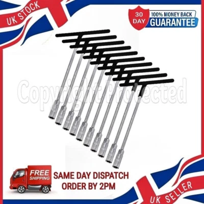 BB TEE HANDLE SOCKET WRENCH T BAR TYPE DEEP LONG REACH 8-17MM SPANNER NUT DRIVER