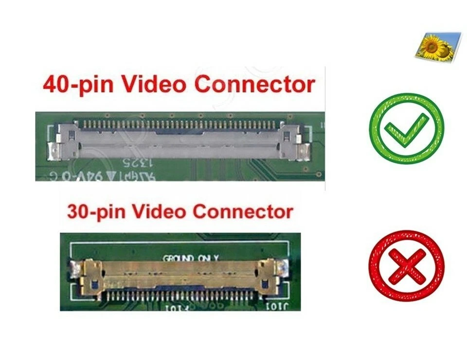 17.3 1920x1080 FHD LED LCD Screen for DELL 93F76 093F76 N173HGE-L11 REV.C1 522KV - Image 2 of 4