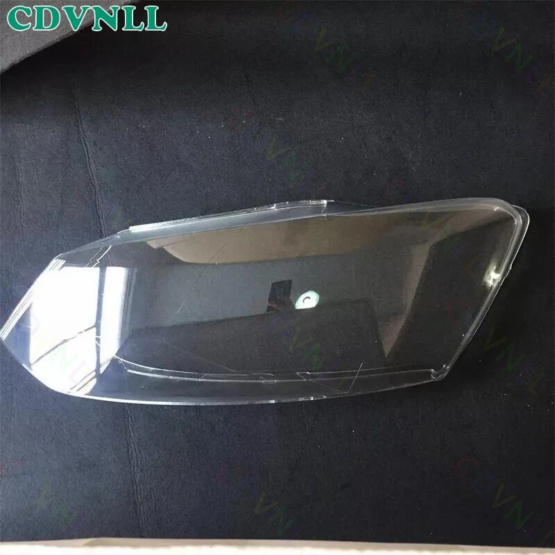 For Volkswagen Polo 2014-2018 Left Headlight Lens Cover Shell Lampshade Clear - Image 2 of 4