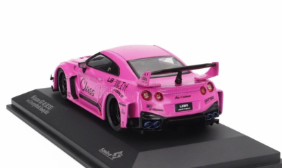 Solido 1/43 Nissan GT-R R35 LBWK Liberty Walk LB Works Class Pink