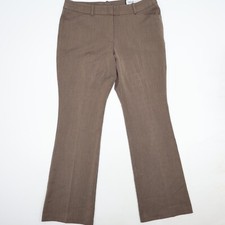 Worthington Women SZ 12 Modern Fit Dress Pants Straight -Business Casual- Brown