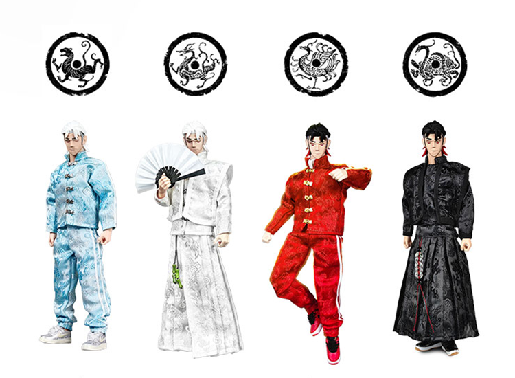 GOON 1/6 Scale Ancient Chinese Style Doll Articulated Toys Model F