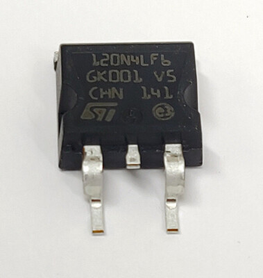 2 Stück STB120N4LF6 | N-channel MOSFET | 40V | 80A | 4 mΩ | D2PAK/ TO-263 | STM