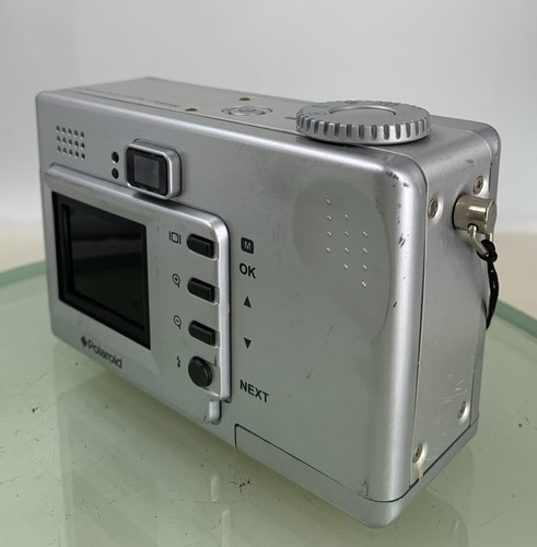 Polaroid COMPACT DIGITAL CAMERA PDC 3035 3.2MP NO CHARGER SILVER TESTED - 132 - Picture 7 of 8
