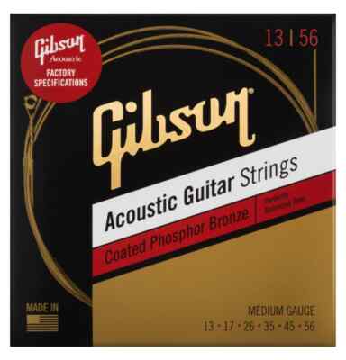 Gibson SAG-CPB13 Coated Phosphor Medium 013-056 Saiten für Westerngitarre