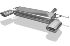 FOX DUPLEX Sportauspuff quer je 1x135x80mm schräg Kia Sportage 4x4  2.0l ab 04