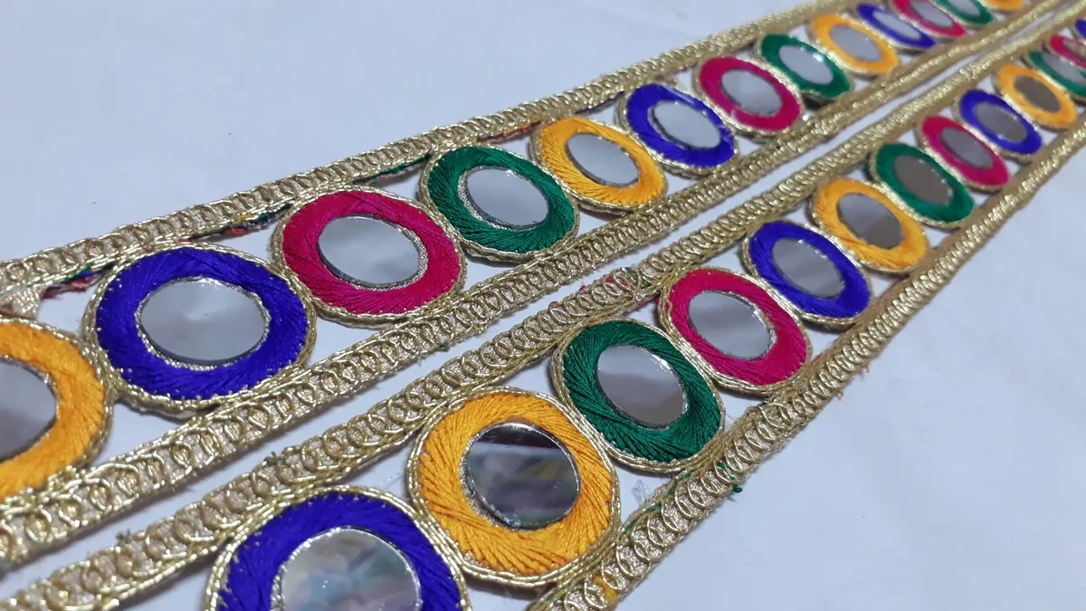 Crystal beads deals saree kuchu