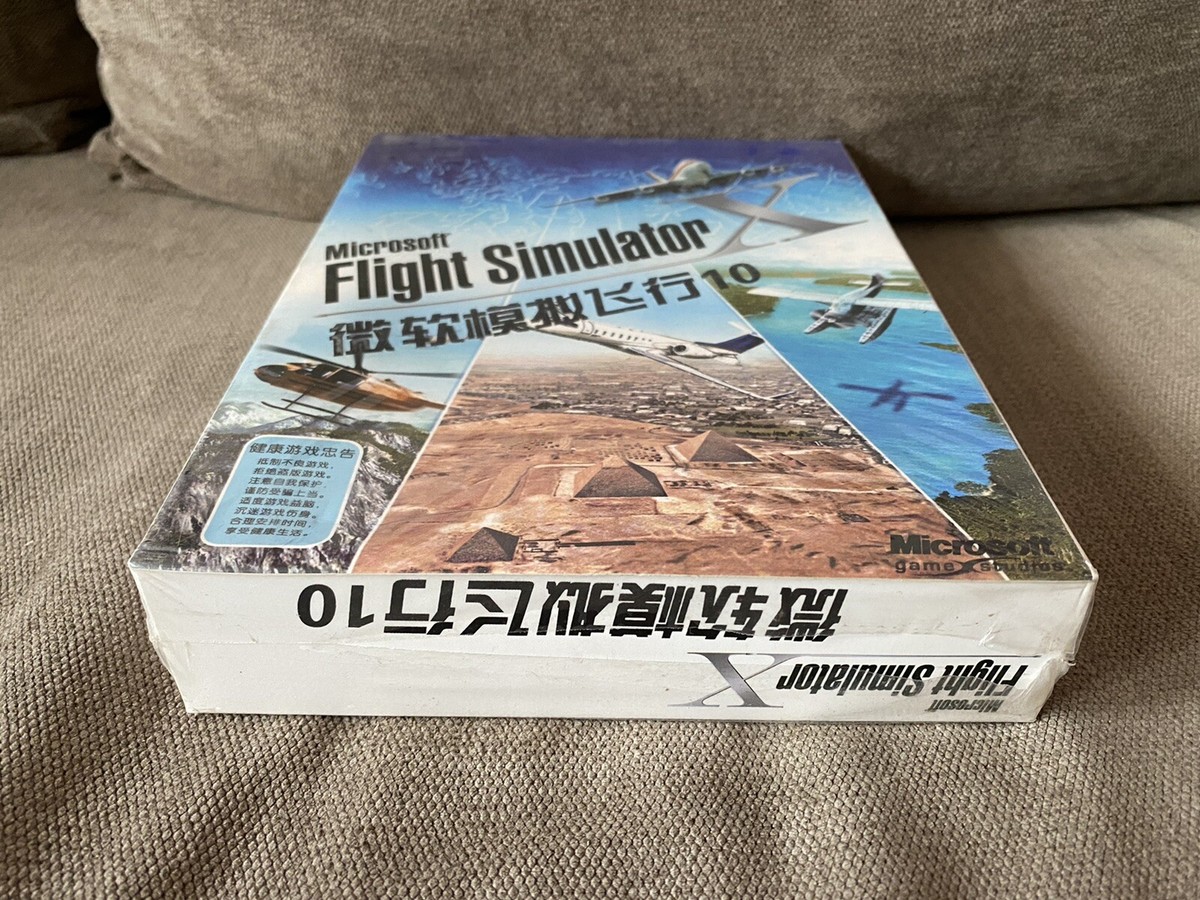 【希少品】新品　未開封　Microsoft Flight simulator x VIDEO GAME Microsoft Flight Simulator X Deluxe Edition PC