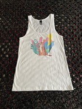 Australian Small Business Scarlett Bird Tiger Print Tank Top BNWOT SIZE S